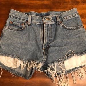 Levi’s 505 size 30 cutoff jeans